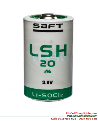 Saft LSH20 _Pin LSH20; Pin nuôi nguồn PLC Saft LSH20 lithium 3.6v D 13000mAh _Xuất xứ Pháp